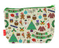 Christmas toiletry bag with vibrant festive print by Selina-Jayne Designs