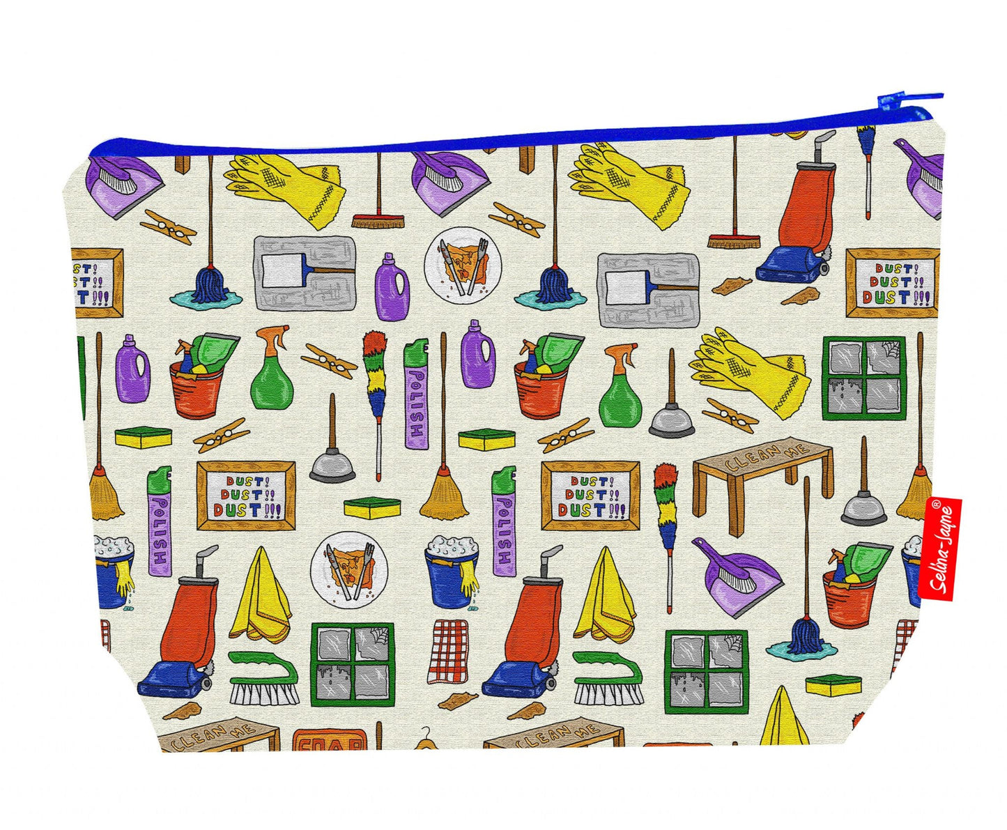 Premium cleaning professional wash bag with washable lining and 29cm practical size