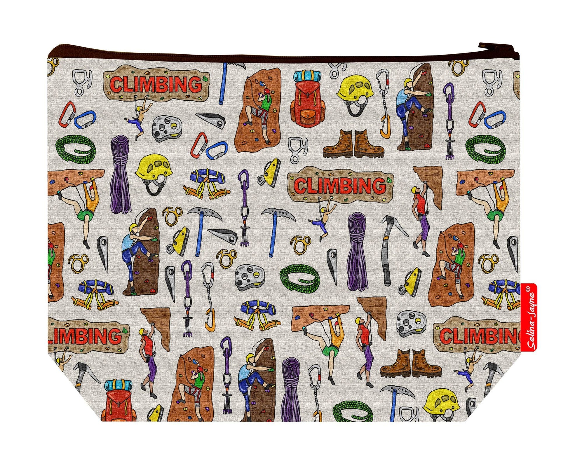 Premium climber wash bag with washable lining and 29cm practical size