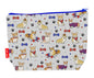 Corgi dogs toiletry bag with vibrant breed print by Selina-Jayne Designs