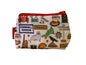 Cornwall cosmetic bag with vibrant Cornish scenery print