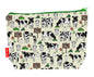 Cows toiletry bag with vibrant farm animal print by Selina-Jayne - 29cm premium wash bag