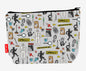 Criminologist toiletry bag with vibrant forensic science print by Selina-Jayne - 29cm premium wash bag