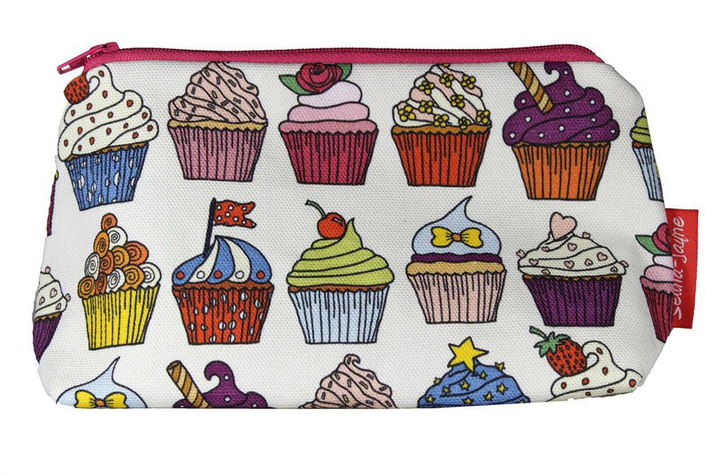 Selina-Jayne cupcake lover makeup bag with wipe-clean lining