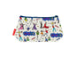 Dance cosmetic bag with vibrant dancing-themed print