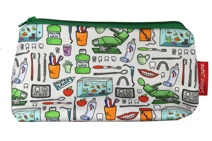 Selina-Jayne dentist makeup bag with wipe-clean lining