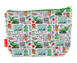 Dentist toiletry bag with vibrant dental professional print by Selina-Jayne - 29cm premium wash bag