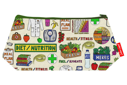 Selina-Jayne dietitian makeup bag with wipe-clean lining