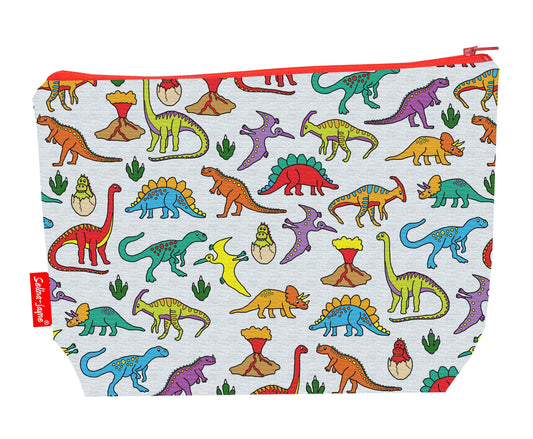Dinosaurs toiletry bag featuring exciting prehistoric design with vibrant HD print by Selina-Jayne Designs
