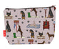 Doberman Pinscher toiletry bag featuring elegant dog design with vibrant HD print by Selina-Jayne Designs