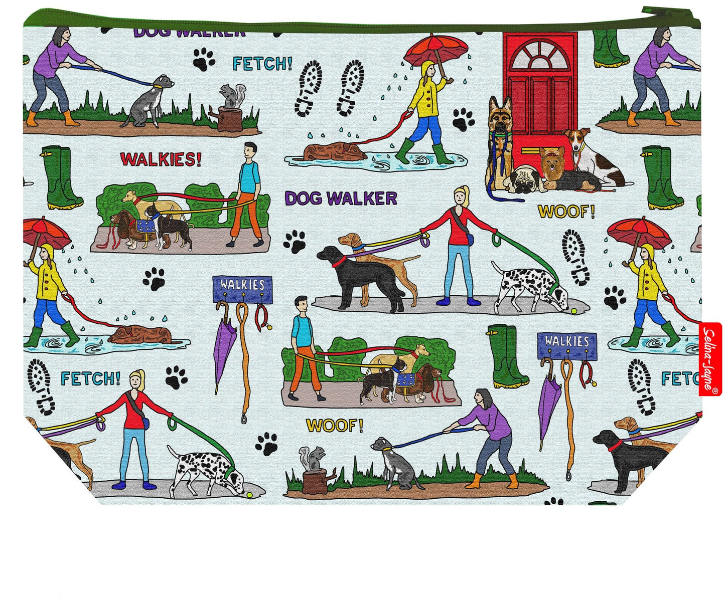 Dog Walker Toiletry Bag | Premium Dog Lover's Wash Bag by Selina-Jayne