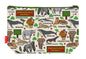 Endangered species toiletry bag featuring wildlife design by Selina-Jayne Designs