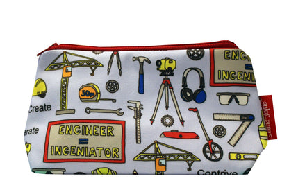 Premium Engineer makeup bag featuring wipe-clean lining and colourfast HD print, perfect gift for engineers