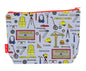 Engineer toiletry bag with engineering design showing washable lining and zip detail