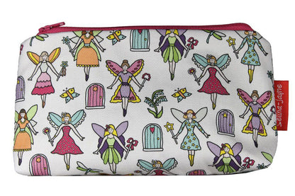 Premium Fairies makeup bag featuring wipe-clean lining and colourfast HD print, perfect gift for fantasy lovers