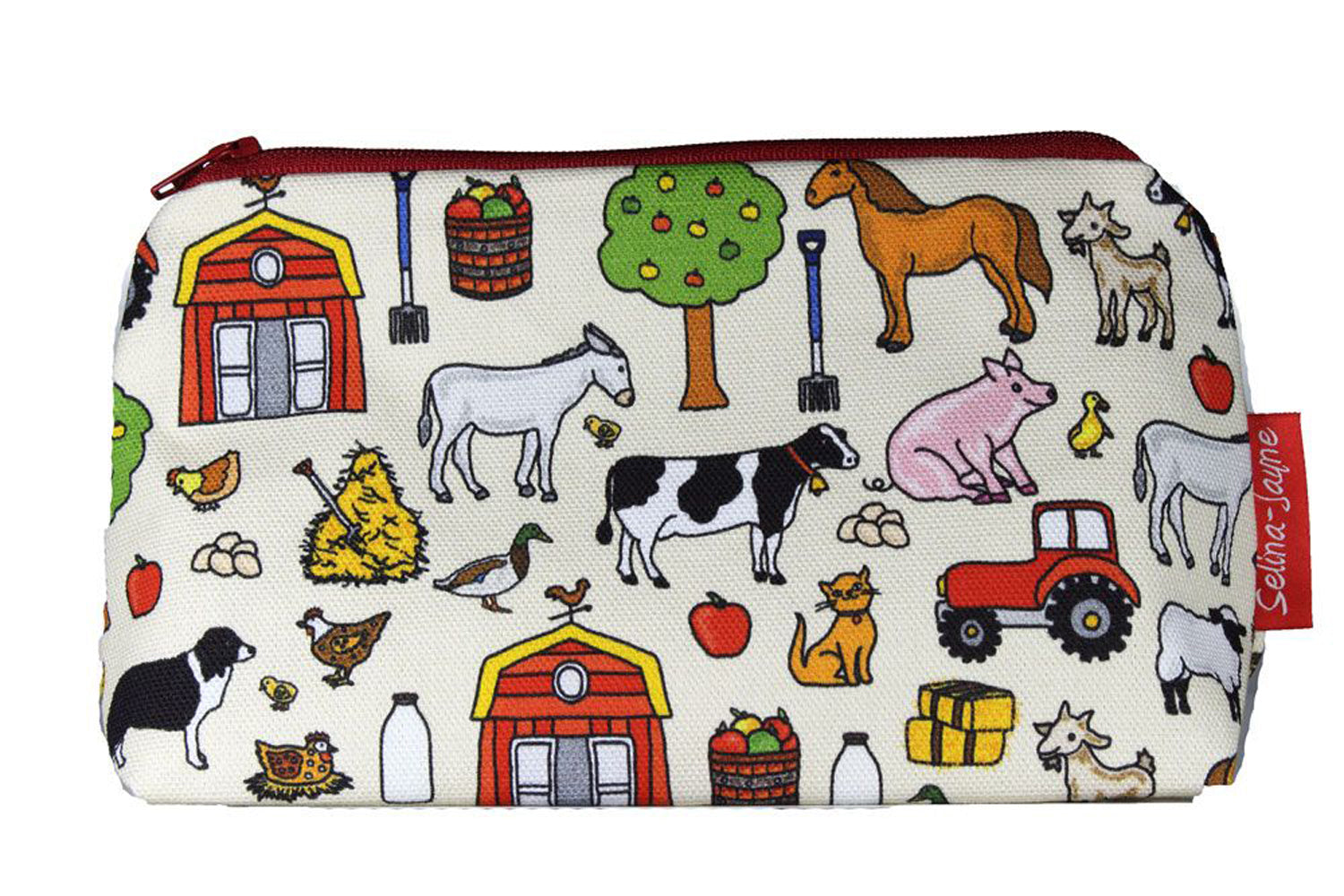 Premium Farmer makeup bag featuring wipe-clean lining and colourfast HD print, perfect gift for farmers