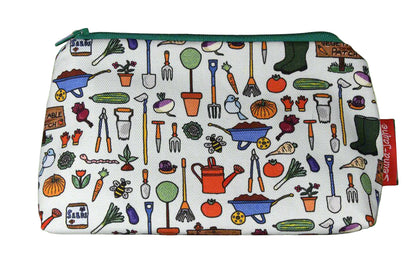 Premium Gardening makeup bag featuring wipe-clean lining and colourfast HD print, perfect gift for gardeners