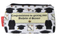 Graduation BSc cosmetic bag with academic achievement illustration on durable polyester fabric with colour-coordinated zipper