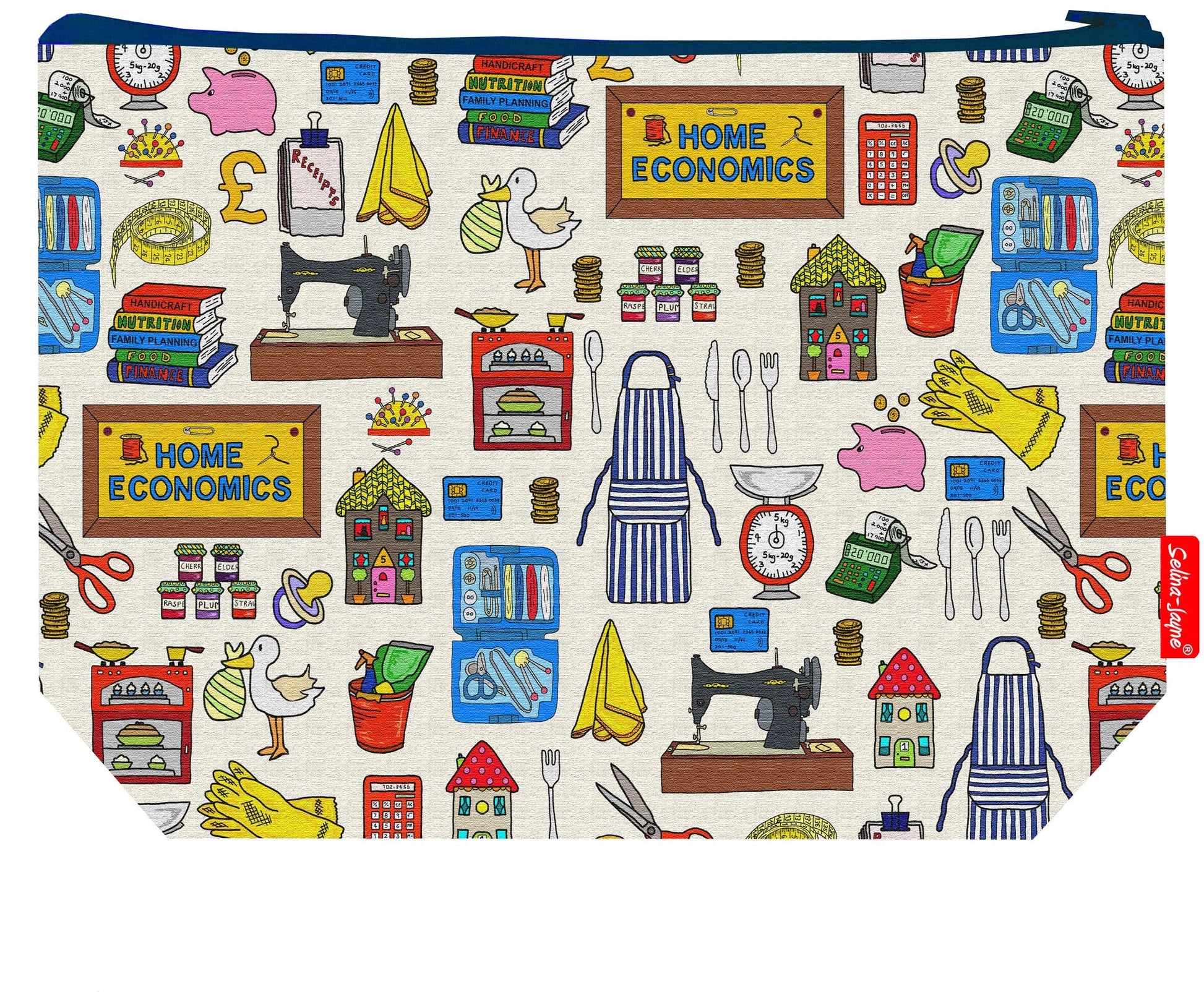 Premium 29cm student wash bag perfect for Home Economics enthusiasts