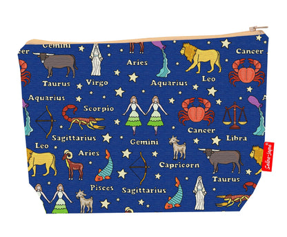Premium 29cm astrology wash bag perfect for star sign enthusiasts