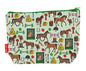Horses toiletry bag with vibrant HD print and washable lining by Selina-Jayne Designs