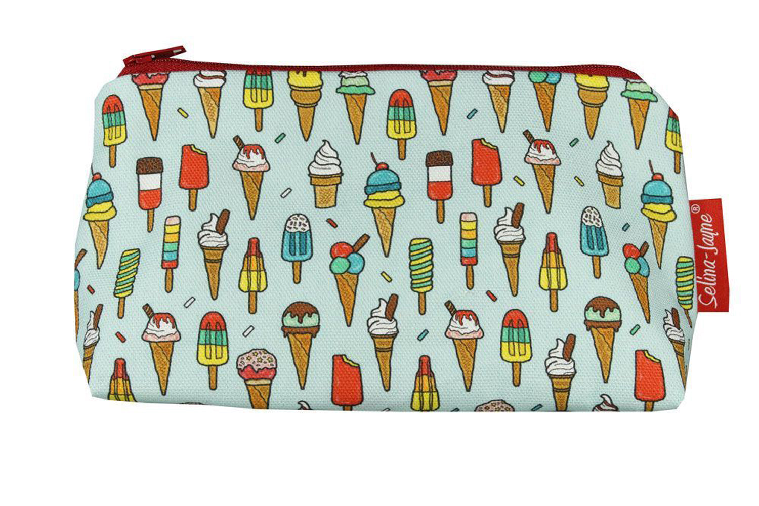 Premium Ice Cream makeup bag featuring wipe-clean lining and colourfast HD print, perfect sweet treat gift