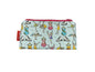 Ice Skating cosmetic bag with sport-themed illustration on durable polyester fabric with colour-coordinated zipper