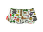 Italy cosmetic bag with Italian travel illustration on durable polyester fabric with colour-coordinated zipper