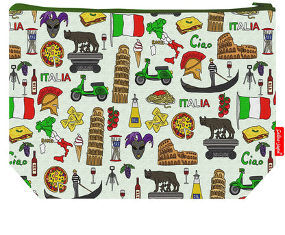 Premium 29cm Italian travel wash bag perfect for Italy lovers