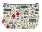Jeweller toiletry bag with vibrant HD print and washable lining by Selina-Jayne Designs