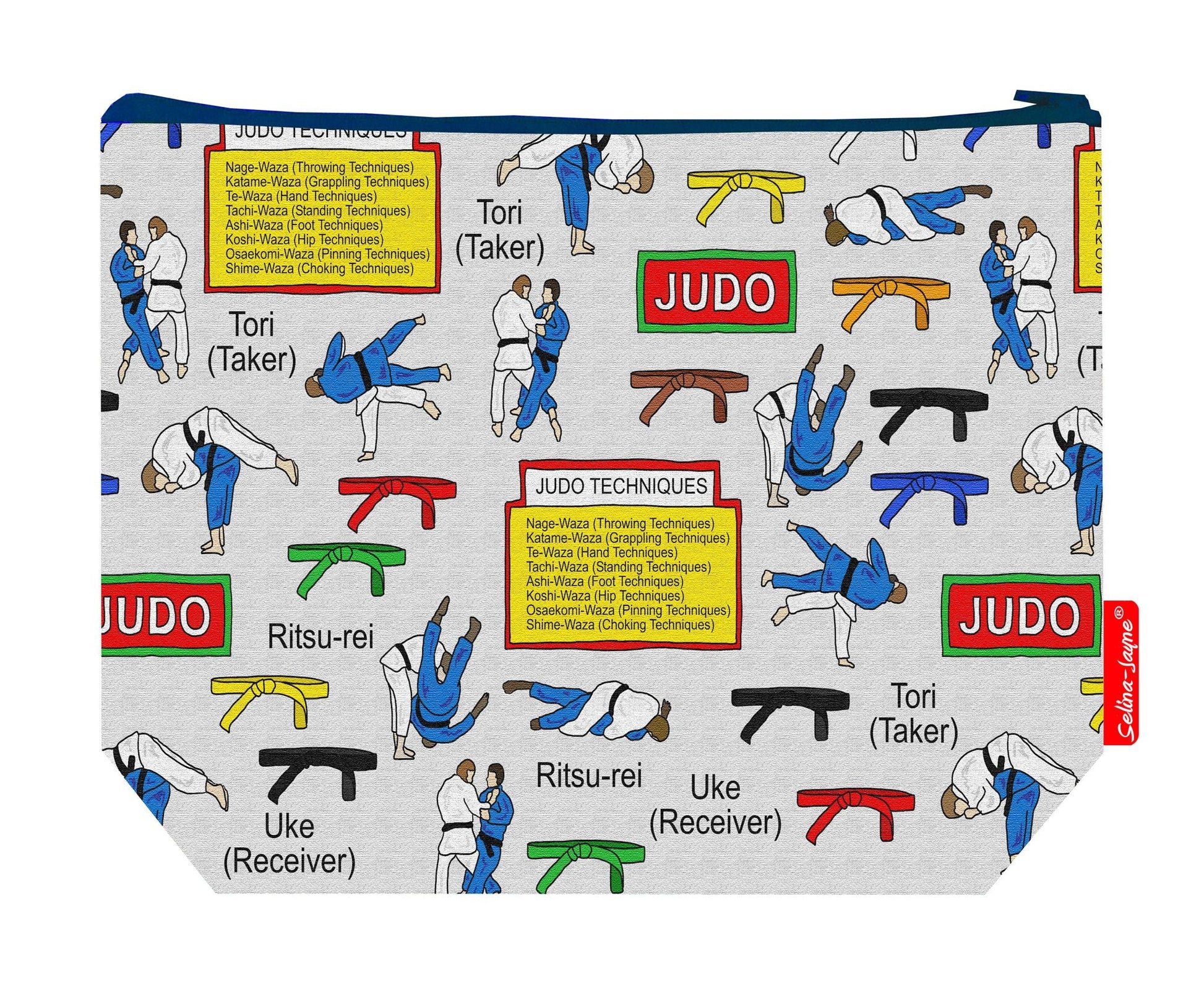 Premium 29cm martial arts wash bag perfect for judo practitioners