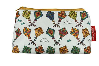 Premium Kites makeup bag featuring wipe-clean lining and colourfast HD print, perfect outdoor lover gift