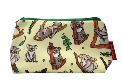 Premium Koala Bear makeup bag featuring wipe-clean lining and colourfast HD print, perfect wildlife gift
