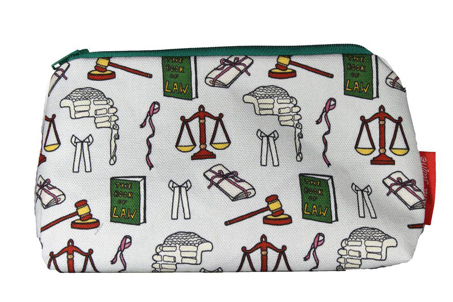 Premium Lawyer makeup bag featuring wipe-clean lining and colourfast HD print, perfect legal professional gift