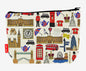 London toiletry bag with vibrant HD print and washable lining by Selina-Jayne Designs