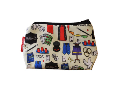 Magician cosmetic bag with vibrant HD print by Selina-Jayne, 17.5cm magic makeup bag with wipe-clean lining