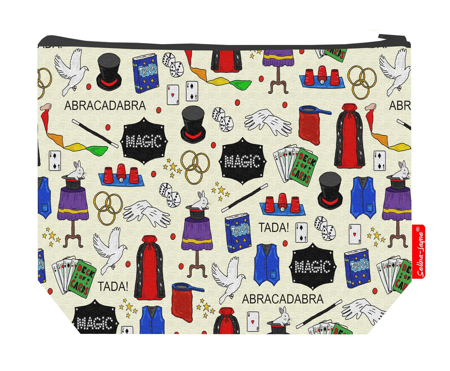 Premium 29cm magic enthusiast wash bag perfect for magicians