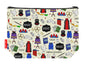 Magician toiletry bag with vibrant HD print and washable lining by Selina-Jayne Designs"