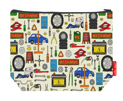Premium 29cm wash bag with automotive design, perfect for mechanics and engineers