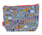 Men's Stuff toiletry bag featuring bold masculine graphics with washable lining