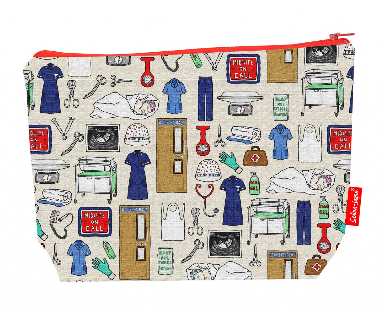 Midwife Toiletry Bag | Premium Midwifery Wash Bag by Selina-Jayne