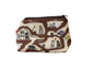 Moles cosmetic bag with vibrant HD print by Selina-Jayne, 17.5cm wildlife makeup bag with wipe-clean lining