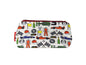 Motor Racing cosmetic bag by Selina-Jayne featuring vibrant motorsport graphics, colour-coordinated zipper, and compact 17.5cm design