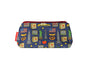 New York City cosmetic bag by Selina-Jayne featuring vibrant NYC graphics, colour-coordinated zipper, and compact 17.5cm design