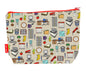 Office Worker toiletry bag with professional design showing washable lining and zip closure