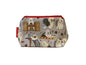 Old English Sheepdog cosmetic bag by Selina-Jayne featuring vibrant shaggy dog graphics, colour-coordinated zipper, and compact 17.5cm design