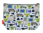 PCSO toiletry bag showing professional police community support officer design with washable lining and coordinated zip