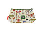Papillon Dog cosmetic bag by Selina-Jayne featuring vibrant butterfly-eared spaniel graphics, colour-coordinated zipper, and compact 17.5cm design