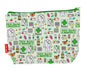Pharmacist toiletry bag with pharmacy professional design showing washable lining and zip closure