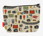 Photographer toiletry bag with camera professional design showing washable lining and zip closure